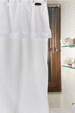 Cortina Baño Broderie Dina Gerade