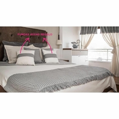 LIQUIDACION Colcha Pointé Reversible Imagine 2 1/2 Plazas Dina Gerade