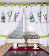 LIQUIDACION Cortina de Cocina Pucket Dina Gerade