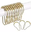 Set de Ganchos para cortina de baño color cobre x12 unidades CB
