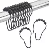 Ganchos Alfiler Negros para Cortina Baño CB