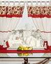 LIQUIDACION Cortina de Cocina (cortas) Spring Dina Gerade