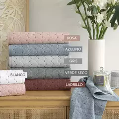 PROMO Juego de toalla y toallón Diamond 500gs/m2 100% algodón Alcoyana TF