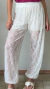 Calça Renda Aladim com Shorts Branca na internet