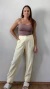 Calça Alfaiataria Leticia Jogger Amarela - Aliá Brand