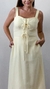 Vestido Midi Berlin Amarelo Manteiga na internet