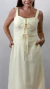 Vestido Midi Berlin Amarelo Manteiga on internet