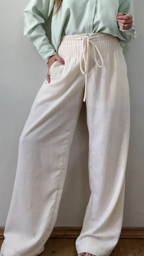 Pantalona Easy Off White - comprar online