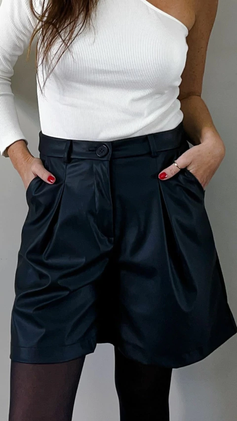 Bermuda Boy Material Sintético - comprar online