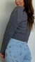 Blusa Tricot Básica Cinza - loja online