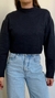 Blusa Tricot Básica Preta - Aliá Brand