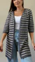Cardigan Tricot Gaia Cinza - loja online