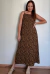 Vestido Midi Animal Print