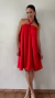 Vestido Acetinado Vermelho