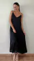Vestido Ipanema Cetim Preto - comprar online