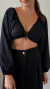 Top Cropped Mabe Preto