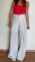 Calça Pantalona Mabe Cinza - comprar online