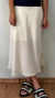 Image of Saia Midi Crepe Serena Bege