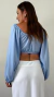 Image of Top Cropped Mabe Azul Claro