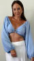 Top Cropped Mabe Azul Claro on internet