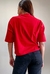 Camiseta Feminina We Gola Alta Vermelha na internet