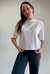 Camiseta Feminina We Gola Alta Branca - loja online