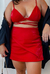 Imagem do Shorts Saia Shine Vermelho