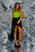 Top Bandana Shine Verde - comprar online