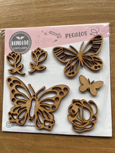 Kit pegalos Mariposas Modelo 04