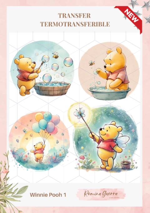 Transfer termotransferible - Winnie Pooh 1