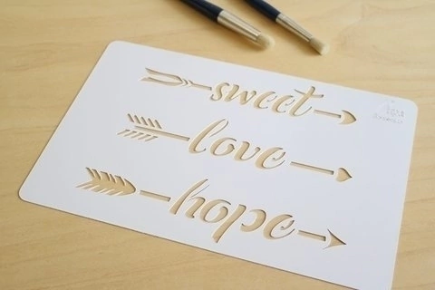 Stencil Nordic Arrow Art. C7125 - 20cm x 30cm