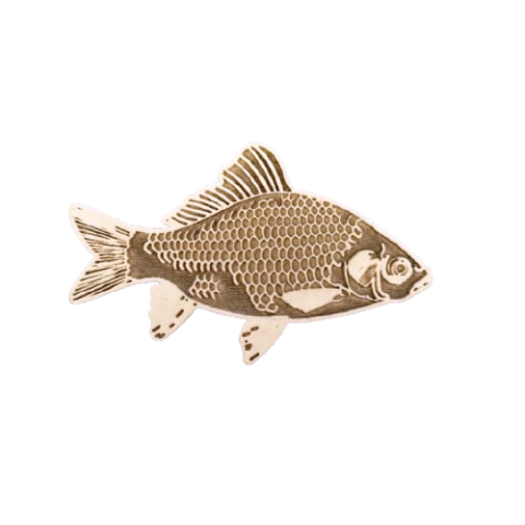 Sello Pez Carpa Koi R767 - 9,5cm x 15cm - E