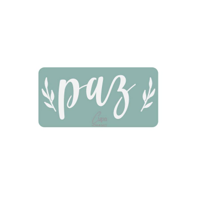 Mini Stencil paz - Art. C1014