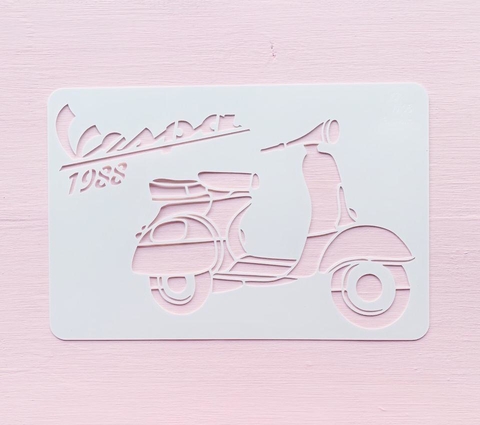 Stencil Vespa Vintage Art. C3038 - 20cm x 30cm