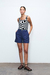 SHORT POLLY AZUL RAYADO - comprar online