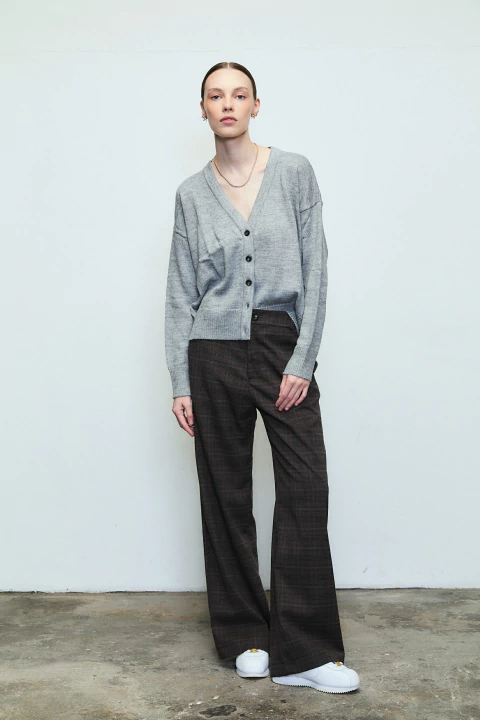 CARDIGAN CAMERON GRIS - comprar online