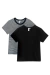 KIT REMERA AGNES RAYADA Y NEGRO - comprar online