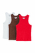 KIT MUSCULOSA ANASTASIA MARRON, ROJO Y BLANCO