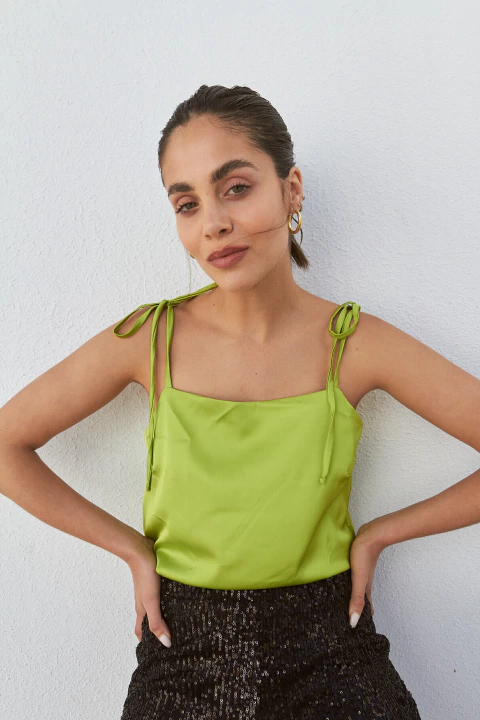 TOP VALENTINA VERDE - comprar online