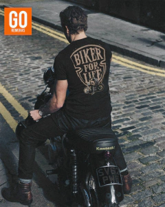 REMERA -BIKER FOR LIFE-