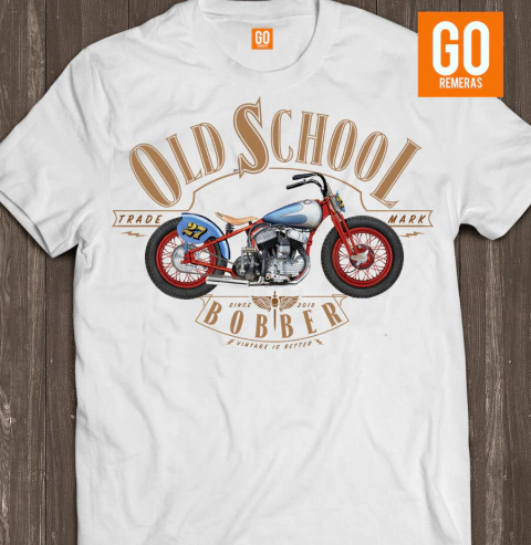 REMERA -OLDSCHOOL BOBBER V4-