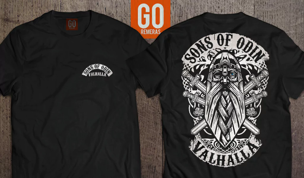 REMERA -SONS OF ODIN, VALHALLA V2-