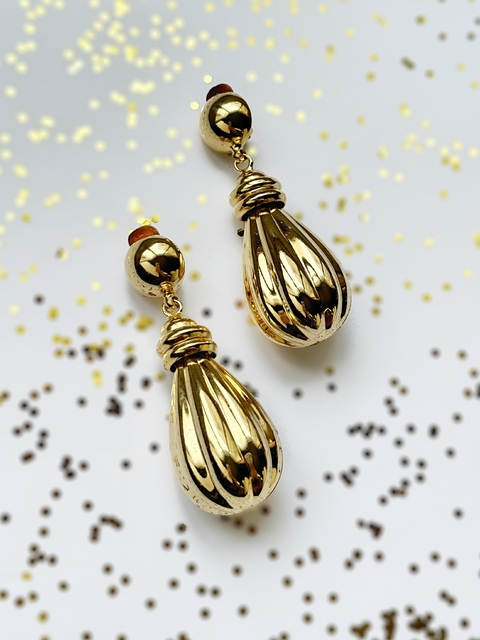 Aros dorados grandes FRANCA