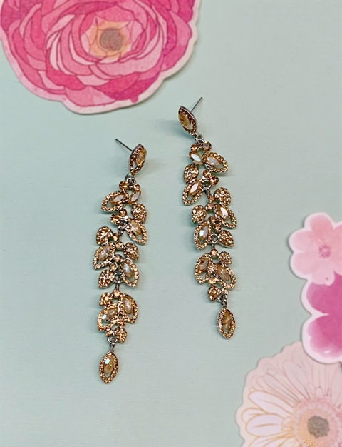 Aros con piedras de cristal CRYSTAL - comprar online