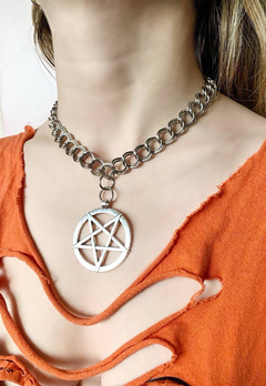 Collar cadena con dije de estrella AMY - comprar online