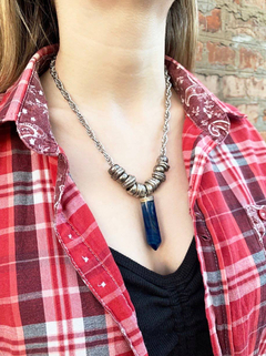 Collar con piedra azul DIONISIA - Gabriella Capucci