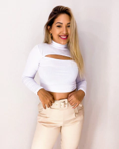 Calça alfaiataria (bege) - comprar online
