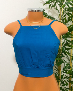 Cropped Lili (azul petróleo)