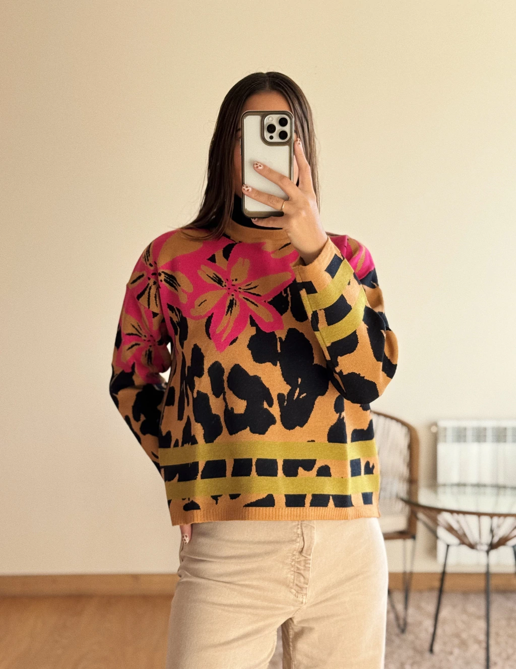 Sweater Selva Camel.