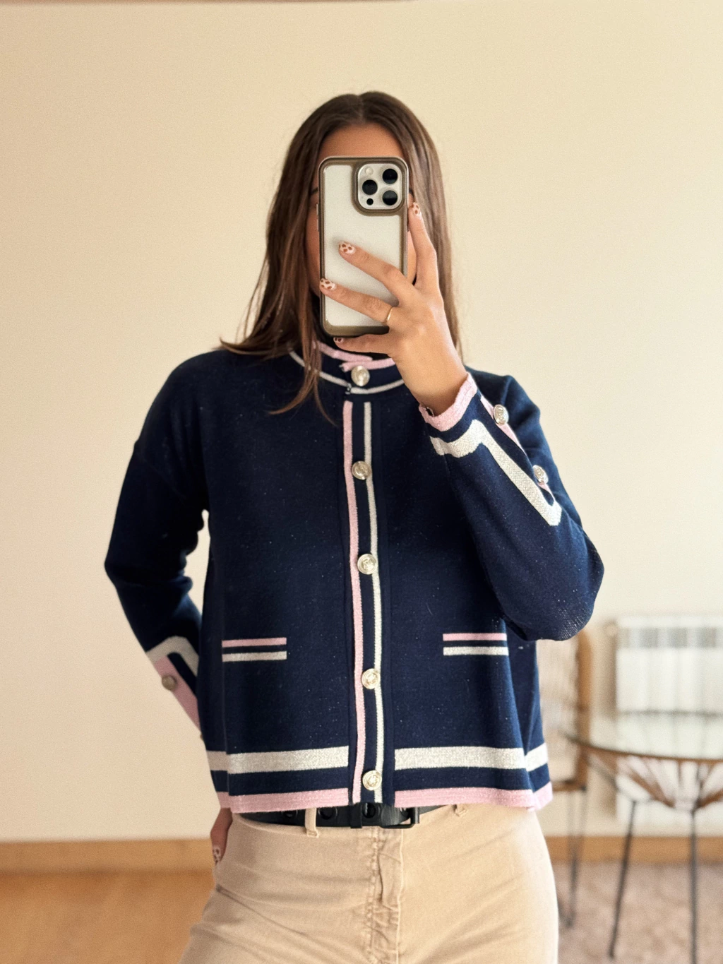 Cardigan Nova Azul